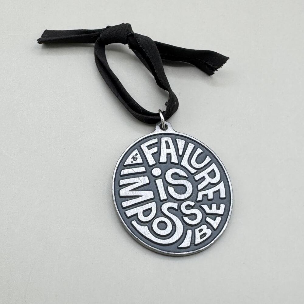 Vintage NOW Lucy H. Draper 1966 Failure is Impossible/Never Silence Medallion